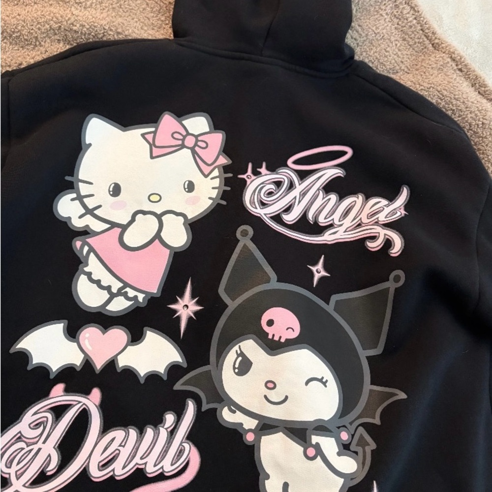 Sanrio Hello kitty and Kuromi hoodie